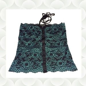 Bebe Lace Halter Top